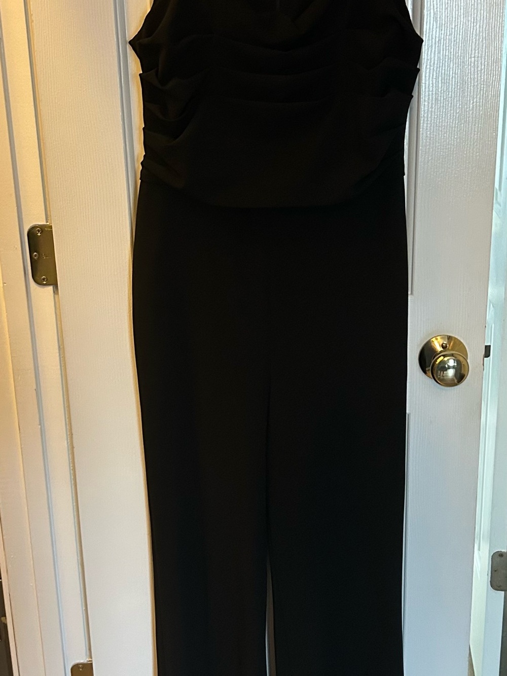 Express Black Wide-Leg Jumpsuit